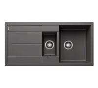 Blanco Metra 6 S évier en granit 100x50 cm gris/graphite/onyx 518878