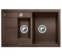 Blanco Évier de cuisine Metra 6 S Compact en granit 78 x 50 cm marron 515044