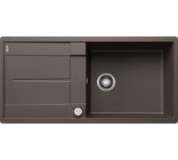 Blanco Évier Metra XL 6S-F Silgranit Café 99 x 49 cm Réversible Vidage télécommande rotative