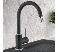 Blanco Mida Mitigeur de cuisine pivotant, avec douchette extractible, 521455,