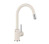 Blanco Mida S - Robinetterie d’évier avec bec extractible, blanc doux/chrome 526968
