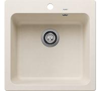 Blanco Évier en silgranit Naya 5 – 52x51 cm – Pour meuble 50 cm – Blanc écru 527127