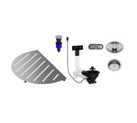 Blanco Oovalon - Garniture de vidange InFino, avec accessoires, inox brossé 527993