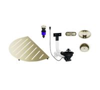 Blanco Oovalon - Garniture de vidange InFino, avec accessoires, or satiné 527995