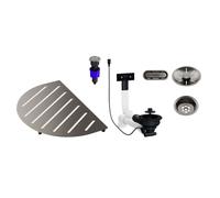 Blanco Oovalon - Garniture de vidange InFino, avec accessoires, platine 527997