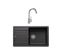 Blanco - Pack évier anthracite et mitigeur chromé 528436