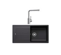 Blanco - Pack évier anthracite + mitigeur chromé 528432