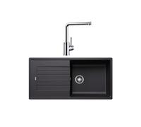 Blanco - Pack évier anthracite + mitigeur chromé 528432