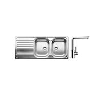 Pack évier + mitigeur inox - 520255 - Tipo 8 S - BLANCO