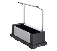 BLANCO Panier de rangement 20 | Plastique, aluminium gris noir | Accès confortable grâce à la poignée et à la fonction coulissante entièrement extensible