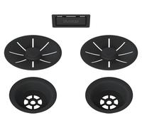 BLANCO Pièces de visualisation pour double lavabo noir mat 239979