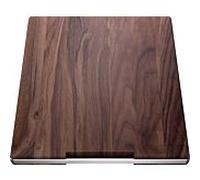 Blanco planche à découper en bois 223074 noyer avec manche en acier inoxydable