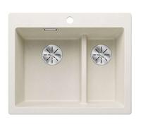 Blanco Pleon 6 Split - Évier en Silgranit, 62x51 cm, InFino, blanc doux 527139