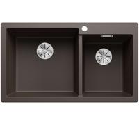 Blanco Pleon 9 - Évier en silgranit, 86x50 mm, InFino, café 527643