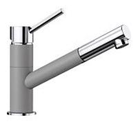 Blanco robinet de cuisine 525039 extensible, look SILGRANIT alumetallic