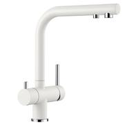 Blanco Robinet de cuisine avec fonction filtre FONTAS II blanc granité argent mat 523134