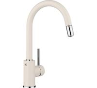 Blanco Mitigeur de cuisine MIDA-S – Douchette extractible, cartouche céramique – Blanc doux mat