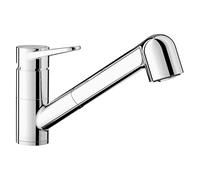 Blanco Mitigeur de cuisine Wega‑S II 526416 – chrome, douchette extractible, cartouche céramique