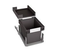 BLANCO SELECT II 40/1 Combi | Système de déchets | Système d'extraction pour fixation avant | Tiroir | Rails coulissants | Tablette de rangement intégrée | 1 seau de 30 litres | Profondeur d'extension