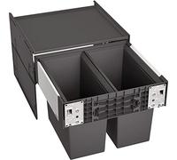 Blanco – Poubelle encastrable Select 526201, divisée 38 L (2 x 19 L) pour meuble 50 cm