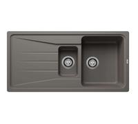 Blanco Sona 6 - Évier en Silgranit, 100x50 cm, gris 527337