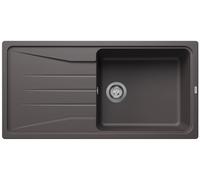Blanco Sona 6 S Silgranit PuraDur Évier de cuisine encastrable et réversible - Gris anthracite, gris, 519690