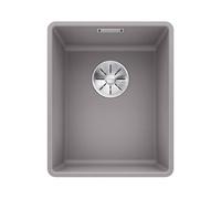 BLANCO SUBLINE 320-F - Évier de Cuisine en Granit Affleurant pour Meubles Bas de 40 cm de Large - SILGRANIT - Gris - 523418