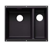 Blanco Subline 340/160 - Évier en silgranit, 56x46 cm, bac à gauche, noir 527818