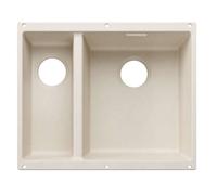 Blanco Subline 340/160 - Évier en silgranit, 5x4 cm, bac à droite, blanc soft 527812