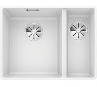 Blanco SUBLINE 340/160-F 552 x 427 mm blanc 523571 1 évier Sans égouttoir Avec bac à Cuve à gauche
