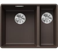 Blanco Subline 340/160-F Silgranit CAFE