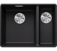 Blanco Subline 340/160-F Silgranit NOIR