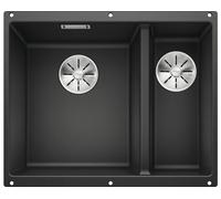 Blanco SUBLINE 340/160-U 555 x 460 mm anthracite 523548 1 évier Sans égouttoir Avec bac à Cuve à gauche