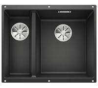 Blanco SUBLINE 340/160-U 555 x 460 mm anthracite 523558 1 évier Sans égouttoir Avec bac à Cuve à droite