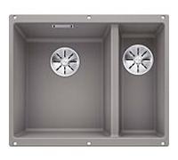 Blanco Subline 340/160-u évier 523550 55,5x46cm, PuraDur alumétallique, gauche, pour sous plan