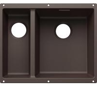 BLANCO SUBLINE 340/160-U pour composants colorés Evier à encastrer SILGRANIT cafe à partir de 60 cm sans bondeà distance