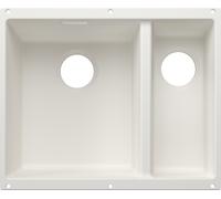Blanco Subline 340/160-U Silgranit sans vidage BLANC