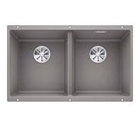 Blanco Subline 350/350-u évier 523576 75.5x46cm, PuraDur alumetallic, pour sous-plan