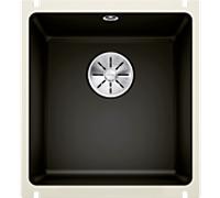 Blanco Subline 375-u évier 523732 41.4x45.6cm, PuraPlus noir, pour sous plan