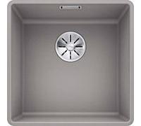 Blanco Subline 400-f évier 523496 42,7x42,7 cm, PuraDur alumétallique, pour sous plan