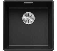 Blanco Évier de cuisine affleurant SUBLINE 400-F SILGRANIT Gris pour meubles bas 50 cm
