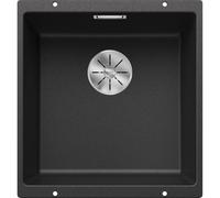 BLANCO SUBLINE 400-U - Évier de Cuisine en Granit pour Meubles Bas de 50 cm de Large - Sous Plan - SILGRANIT - Gris - 523422