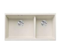 Blanco Subline 480/320-U évier en granit 82.5x40 cm blanc 527168