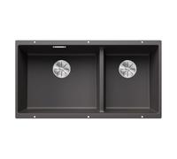 Blanco SUBLINE 480/320-U 523 585 x Évier de cuisine, 480/320-U-523, gris roche, 1, 340 mm/160 mm, bac à gauche
