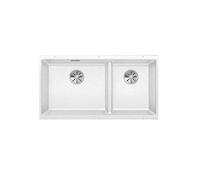 Blanco SUBLINE 480/320-U 523 588 x Évier de cuisine, 480/320-U-523, blanc, 1, 340 mm/160 mm, bac à gauche