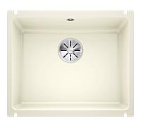 Blanco Subline 500-u évier 523734 54,3x45,6cm, PuraPlus magnolia glossy, pour sous plan