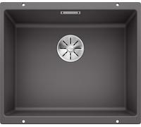 Blanco Évier en granit Subline 500-U 50x40 cm SILGRANIT sous-plan gris/graphite/onyx 523433
