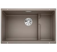 BLANCO SUBLINE 700-U Level - Évier de Cuisine Sous Plan en Granit pour Meubles Bas de 80 cm de Large - SILGRANIT - Marron - 523459