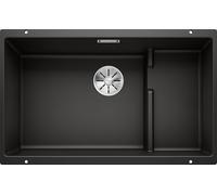 Blanco Subline 700 - Évier en silgranit, 73x46 cm, bac à gauche, noir 526004