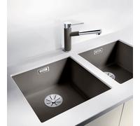 Blanco Évier de cuisine Subline 400-U Silgranit InFino gris volcanique 43x46 cm sous-plan